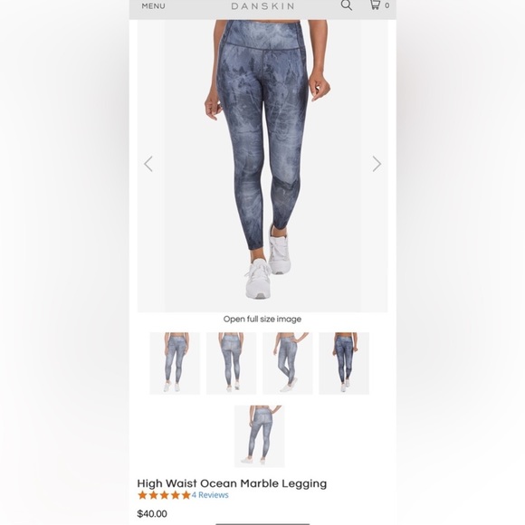 NWOT Small / Medium Leggings. Athletic Pants. Full Floor Ankle 7/8 Length. - Picture 14 of 14